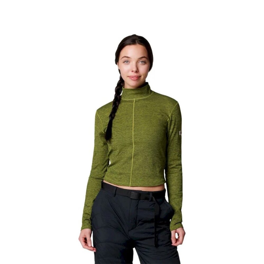 Columbia Olive Green Omni-Shade Wallowa Cropped Long Sleeve Top Size XL SOLD OUT